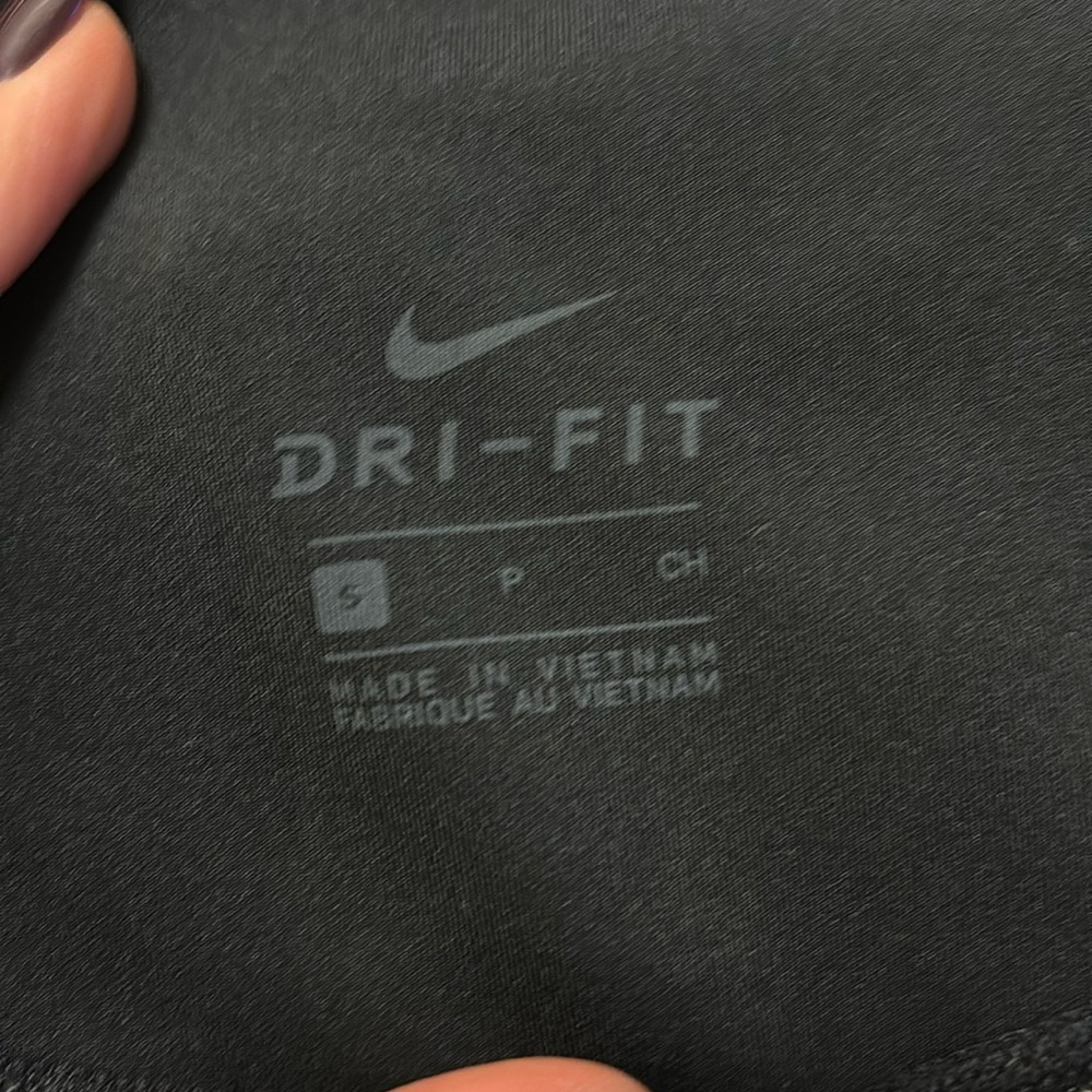 Nike black leggings gold glitter just do it 7/8 length - Picture 5 of 7